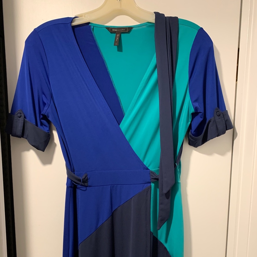 BCBG Max Azria color block dress